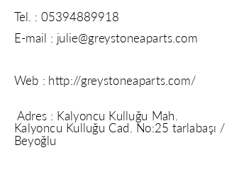 Greystone Apartments iletiim bilgileri